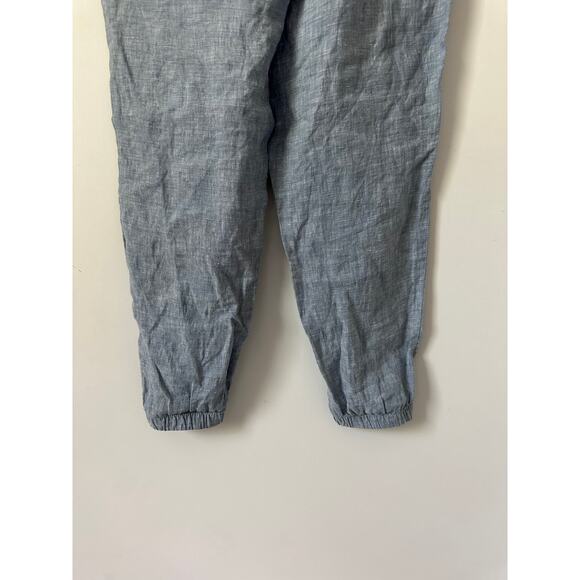 Athleta Retreat Linen Chambray Joggers size 4P - Picture 11 of 13